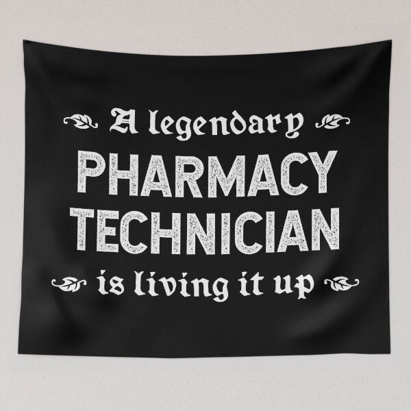 Item preview, A Legendary Pharmacy Technician Is Living It Up designed and sold by TimespunThreads.