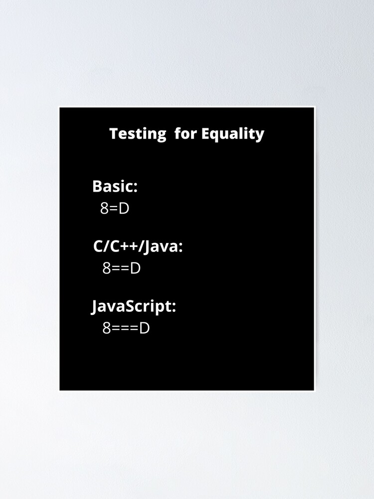 "JavaScript code meme" Poster for Sale by ArtisPrints | Redbubble