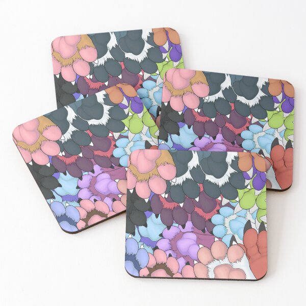 Cat Paws Coasters for Sale