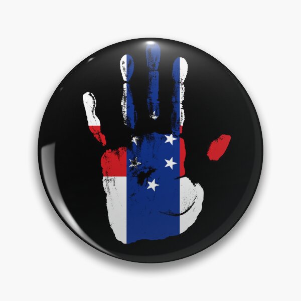 Item preview, Hand Netherlands Antilles Flag Palm designed and sold by rafaeltto.