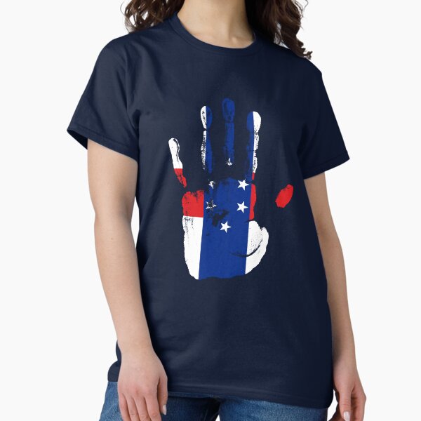 Aperçu de l'œuvre Hand Netherlands Antilles Flag Palm créée et vendue par rafaeltto.