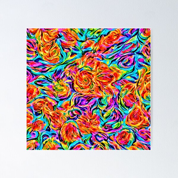 Item preview, Rose Flower | Flower | Pattern | Floral | Nature | Leaves  | Abstract | Watercolor designed and sold by adbachmoe.