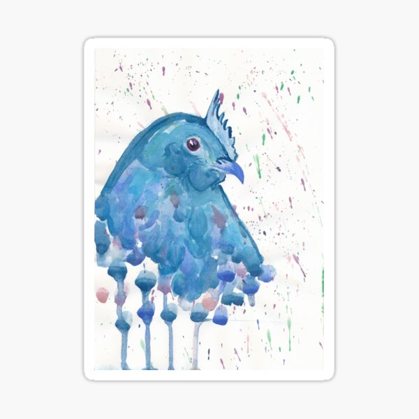 Blue Hen Sticker