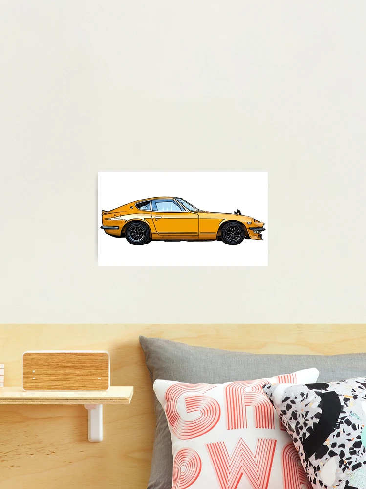 Yellow Cartoon Abstract 240z