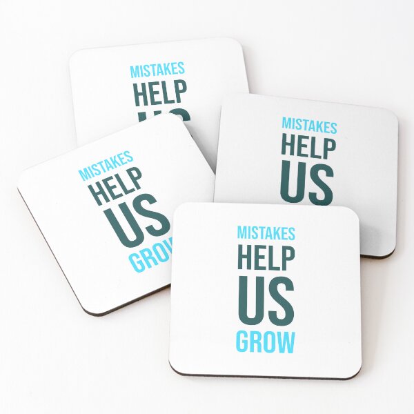 Item preview, Mistakes Help Us Grow Text Design designed and sold by RiyonArts.