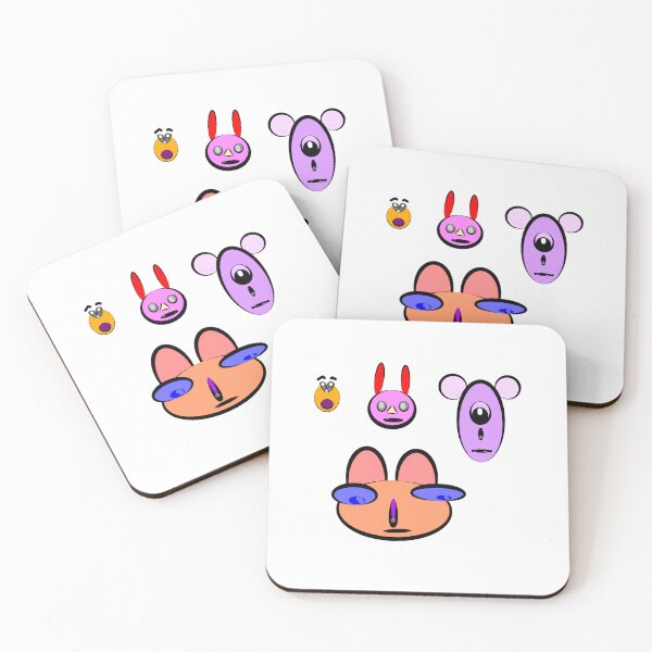 Item preview, spooky scared cartoon characters  designed and sold by Nnone.