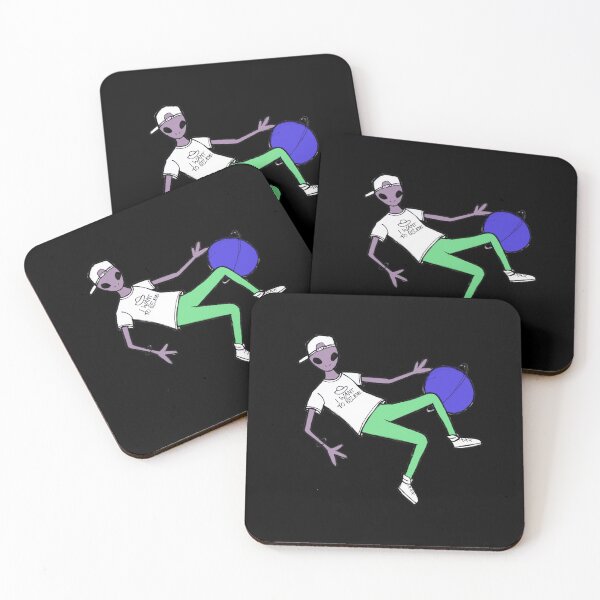 Item preview, Intersteller Basketball Alien Sticker designed and sold by carurbrenda.