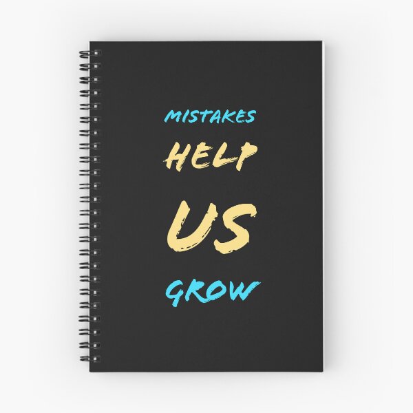 Item preview, Mistakes Help Us Grow Text Design designed and sold by RiyonArts.