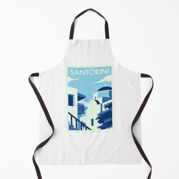 Item preview, Isla griega del mar Egeo de Santorini Póster designed and sold by Happy Puppy Print On Demand.