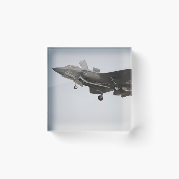 Item preview, STK106954M-An F-35B Lightning II Joint Strike Fighter prepares to make a vertical landing. designed and sold by StocktrekImages.