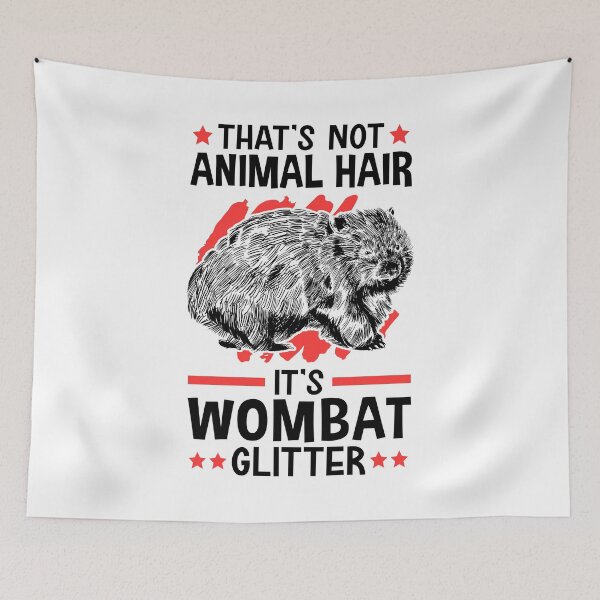 Item preview, This is wombat glitter Australian marsupial designed and sold by madgrfx.