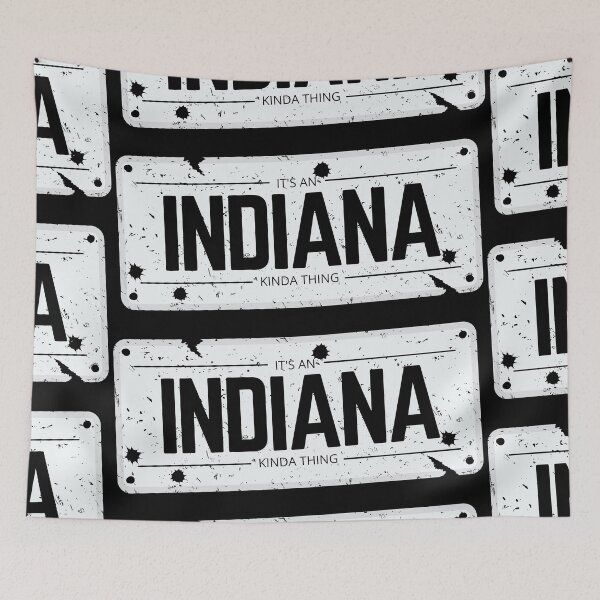 Item preview, Its an INDIANA kinda thing number plate distressed designed and sold by 133DandC.