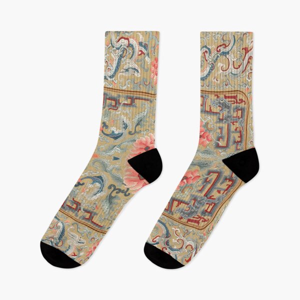 Item preview, Vintage Chinese Embroidered Silk Textile designed and sold by Vintage Wall Art.