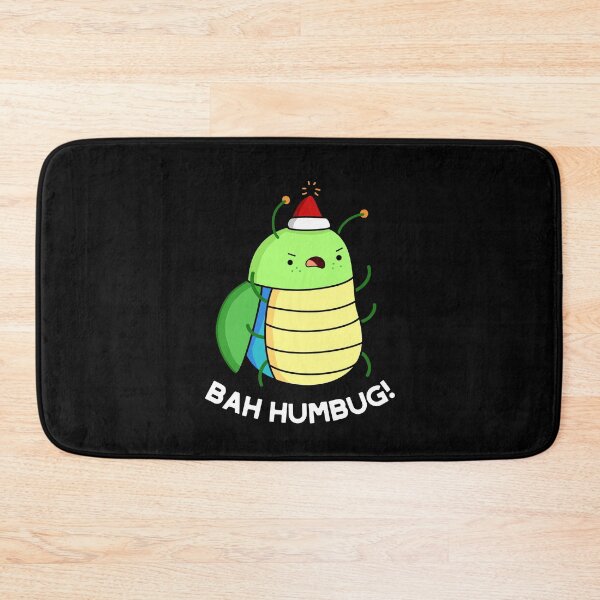 Item preview, Bah Humbug Funny Bug Puns (Dark BG) designed and sold by punnybone.