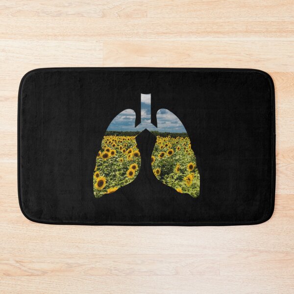 Item preview, Lungs art, Breath in the sunflower field, collage, Willow Days designed and sold by avit1.