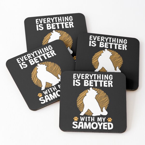 Item preview, Everything is better with Samoyed sled dog designed and sold by madgrfx.