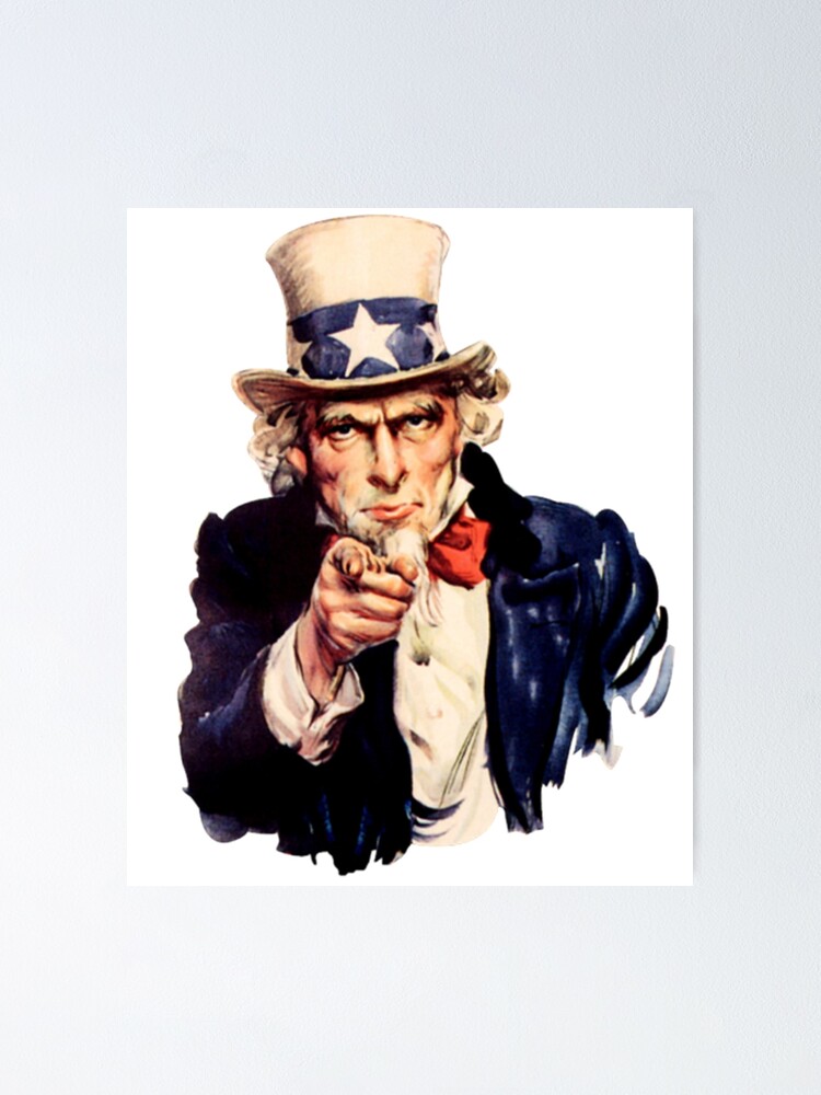 i-want-you-uncle-sam-poster-for-sale-by-jiigee-redbubble