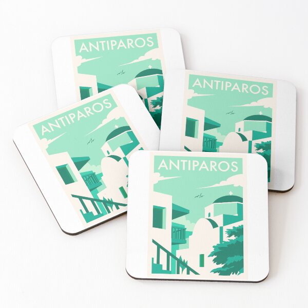 Item preview, Greek Aegean Island of Antiparos Poster designed and sold by Happy Puppy Print On Demand.