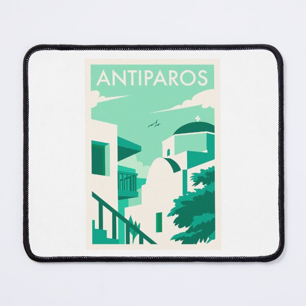 Item preview, Greek Aegean Island of Antiparos Poster designed and sold by Happy Puppy Print On Demand.