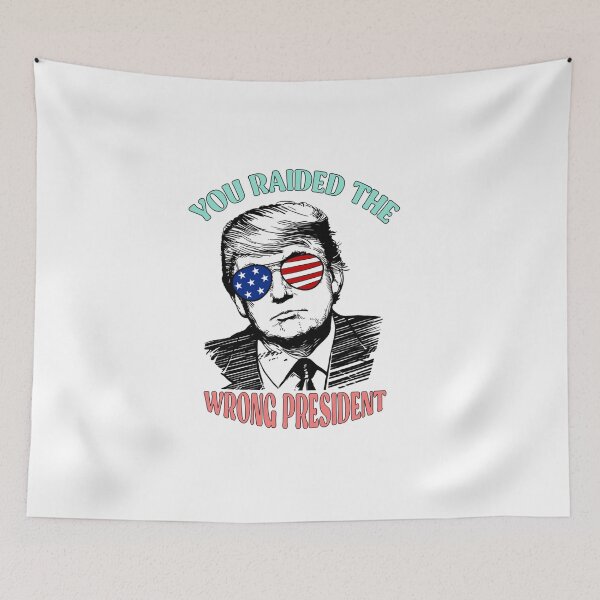 Item preview, You Raided The Wrong President trump 2024 Long Sleeve  designed and sold by RonniePotter78.