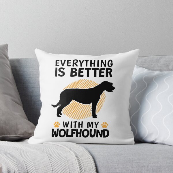 Artikelvorschau, Alles besser mit Irischer Wolfshund Wolfhound entworfen und verkauft von madgrfx.