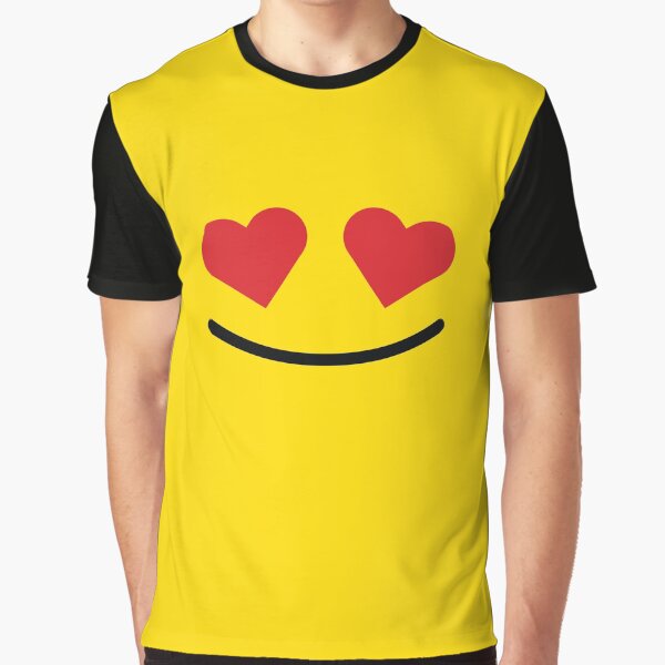In love emoji face Graphic T-Shirt