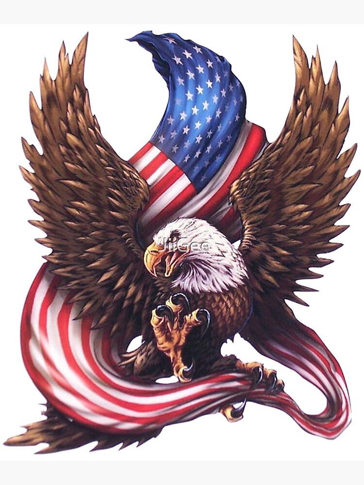 Eagle Painted In American Flag Stock Illustration - Download Image Now -  Eagle - Bird, American Flag, Bald Eagle - iStock