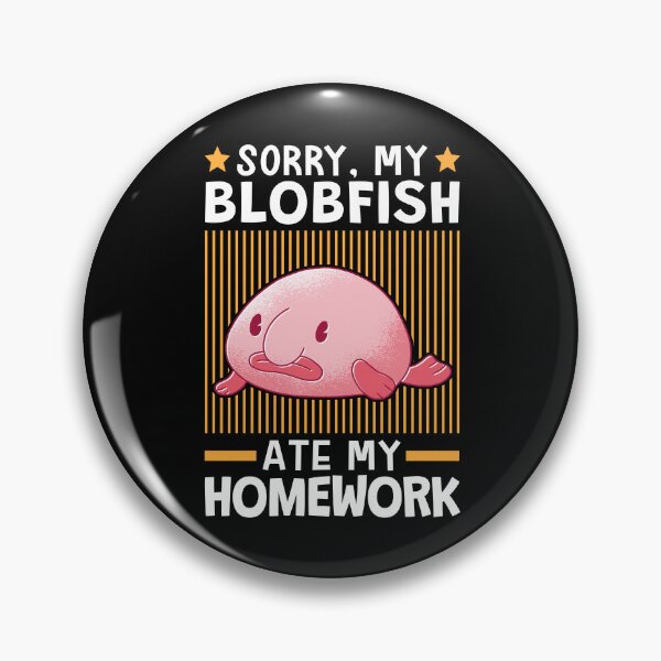 Artikelvorschau, Blobfisch hat meine Hausaufgaben gefressen entworfen und verkauft von madgrfx.