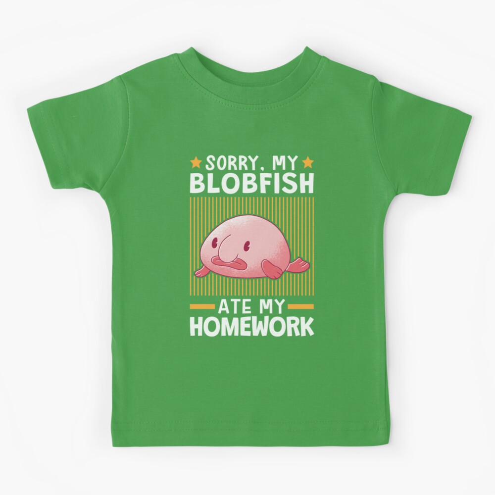 Blobfish ate my homework Meme ugly blob fish T-Shi T-Shirt