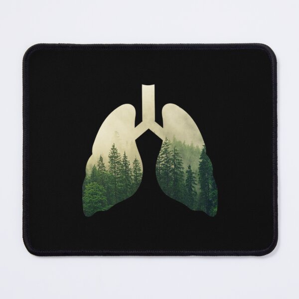 Item preview, Lungs art, Breath in the woods, collage, Willow Days designed and sold by avit1.