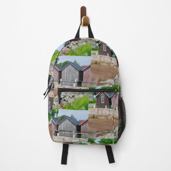 Item preview, Fishing sheds at Victoria by the Sea at low tide designed and sold by Shulie1.