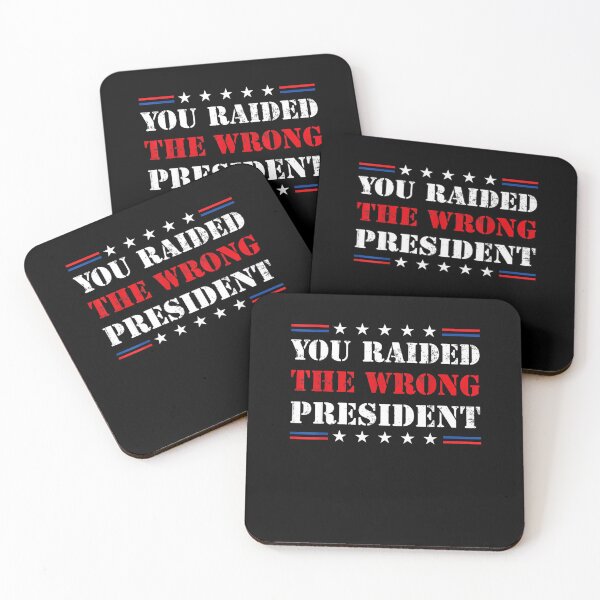 Item preview, You Raided The Wrong President Trump Vintage US Flag designed and sold by RonniePotter78.