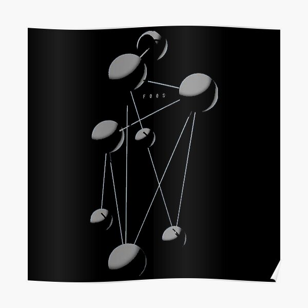 Molecules FOOS Vintage Poster