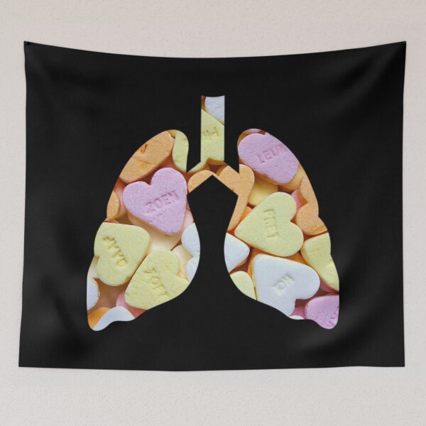 Item preview, Lungs art, Breath in the candy, collage, Willow Days designed and sold by avit1.