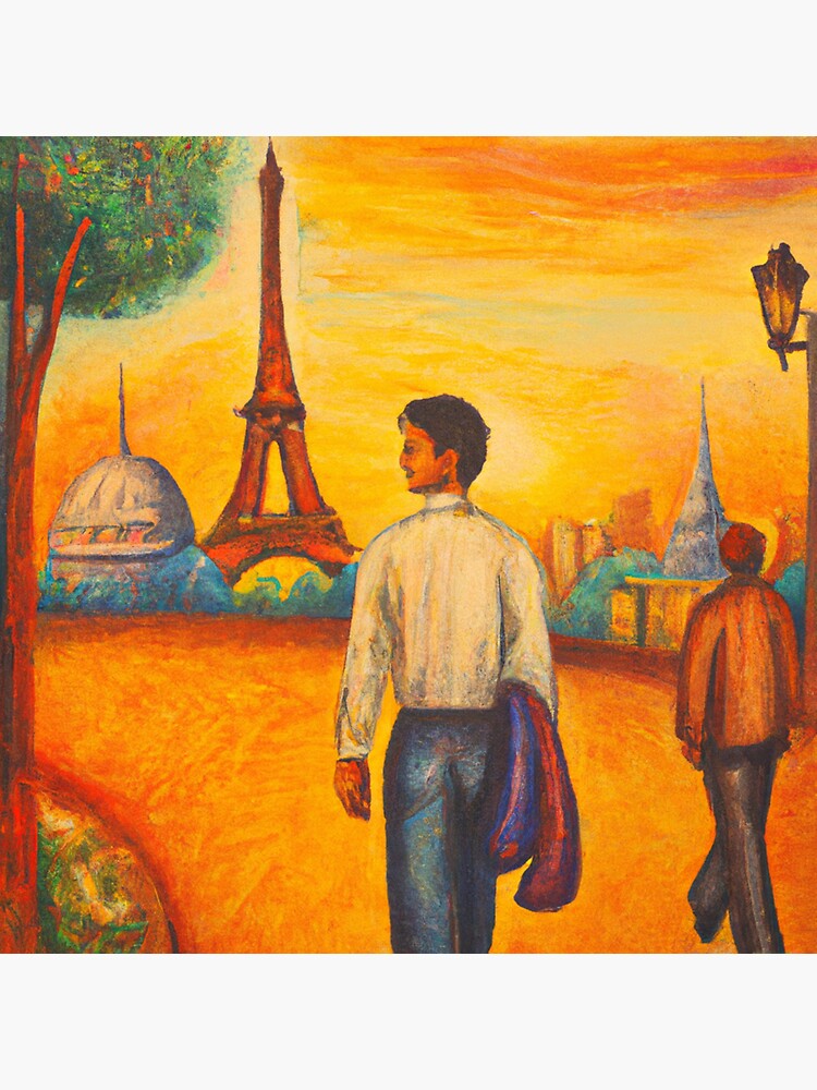 Thumbnail 3 of 3, Sticker, A Souvenir From Paris designed and sold by Naim Halawi.