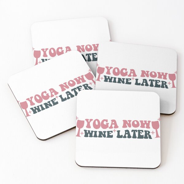 Item preview, Yoga Now Wine Later designed and sold by Vinylified.