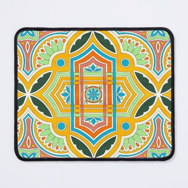 Item preview, Colourful Tile Seamless Repeat Pattern designed and sold by SemDesigns1.