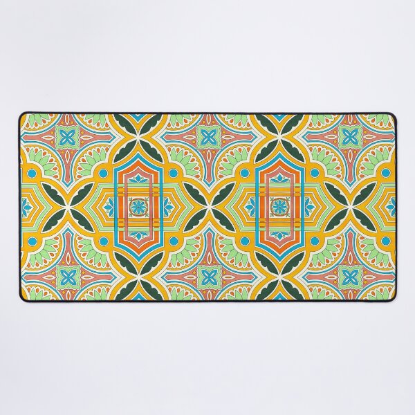 Item preview, Colourful Tile Seamless Repeat Pattern designed and sold by SemDesigns1.