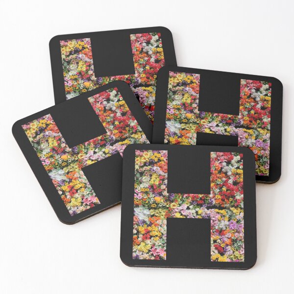 Aperçu de l'œuvre Lettre H fleurs initiales créée et vendue par oli-ml.