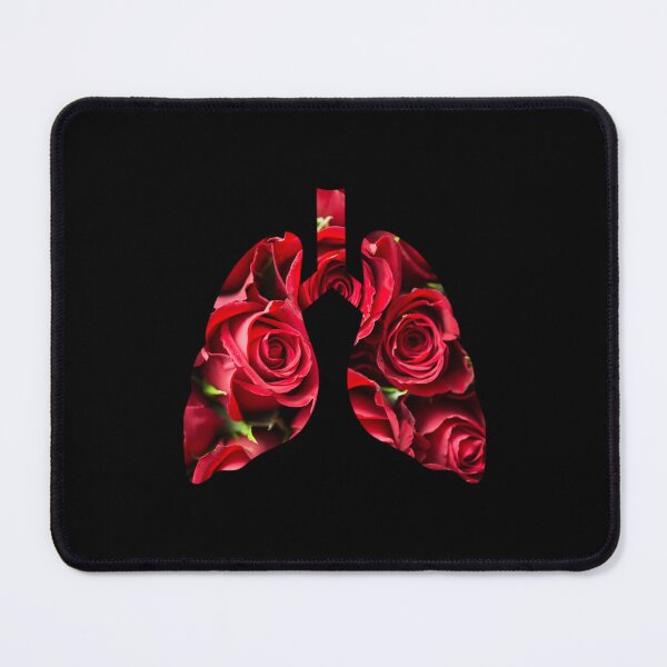 Item preview, Lungs Art, Breath in the roses, collage, Willow Days designed and sold by avit1.