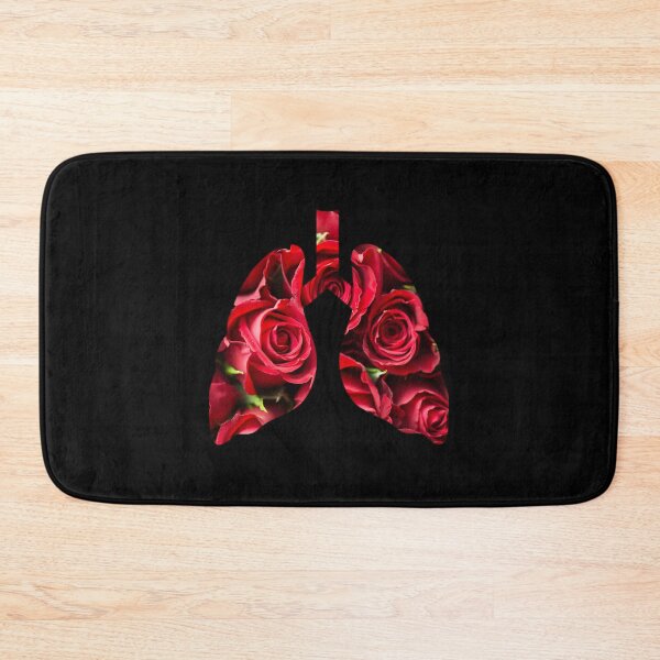 Item preview, Lungs Art, Breath in the roses, collage, Willow Days designed and sold by avit1.