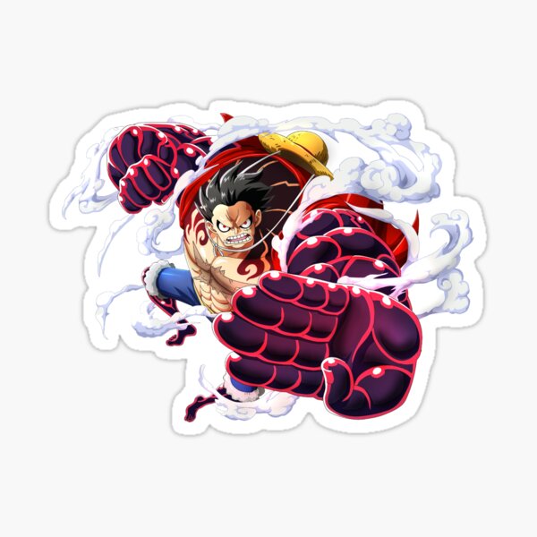 One Piece Luffy Gear 4 Stickers 