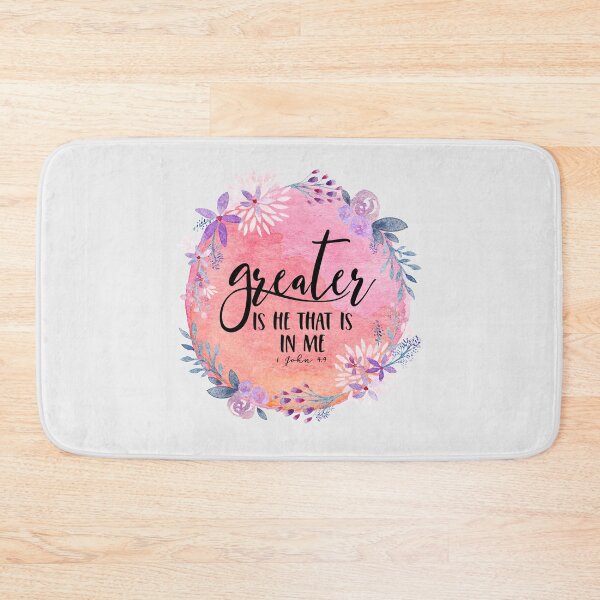 Item preview, Bible Verse - Greater is He That Is In Me - 1 John 4:4 designed and sold by JacquelineLim.
