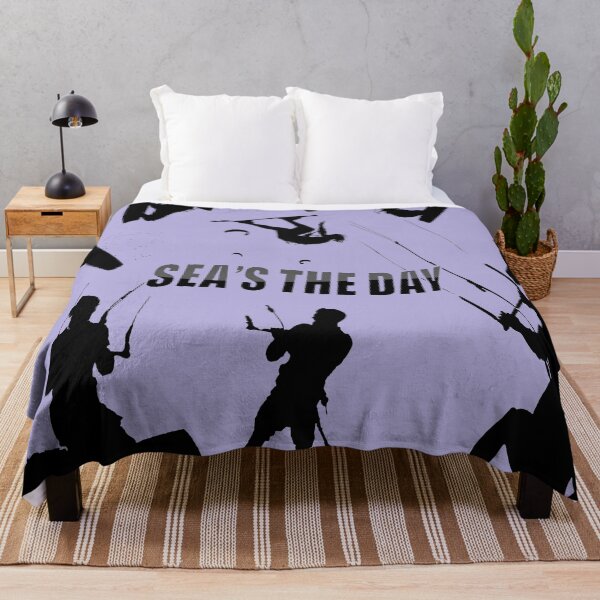 Item preview, Wake Up Seas The Day Kiteboarder In Black Silhouette designed and sold by taiche.
