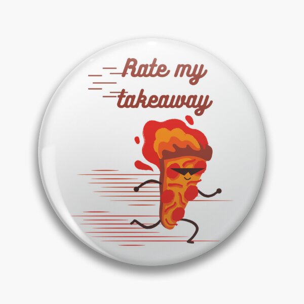 Item preview, Animal Rate My Takeaway. Pizza Hot Run Away designed and sold by SerenaGesner.