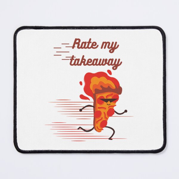 Item preview, Animal Rate My Takeaway. Pizza Hot Run Away designed and sold by SerenaGesner.