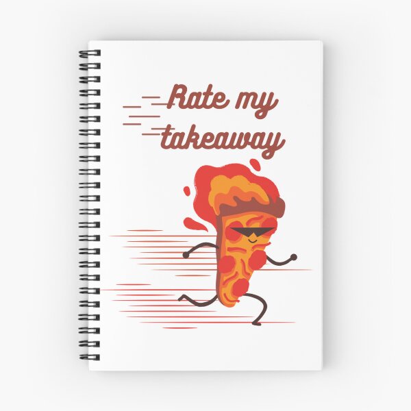 Item preview, Animal Rate My Takeaway. Pizza Hot Run Away designed and sold by SerenaGesner.