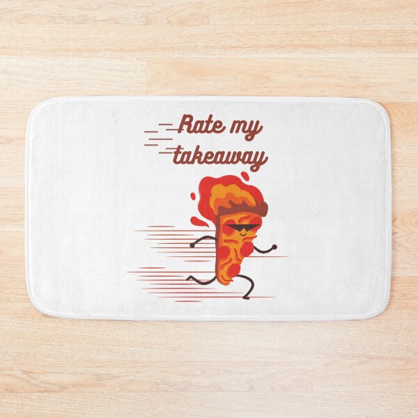 Item preview, Animal Rate My Takeaway. Pizza Hot Run Away designed and sold by SerenaGesner.