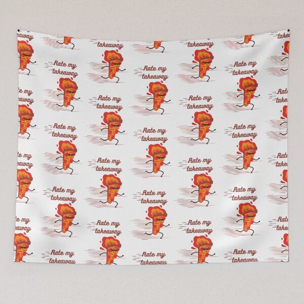 Item preview, Animal Rate My Takeaway. Pizza Hot Run Away designed and sold by SerenaGesner.