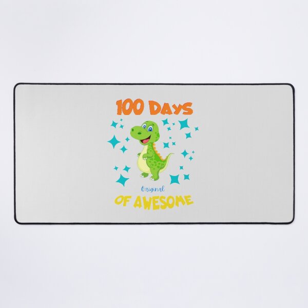 Item preview, 100 Days Of Awesome The Best Teacher Dinosaur Blue Stars Design designed and sold by BestTeacher.